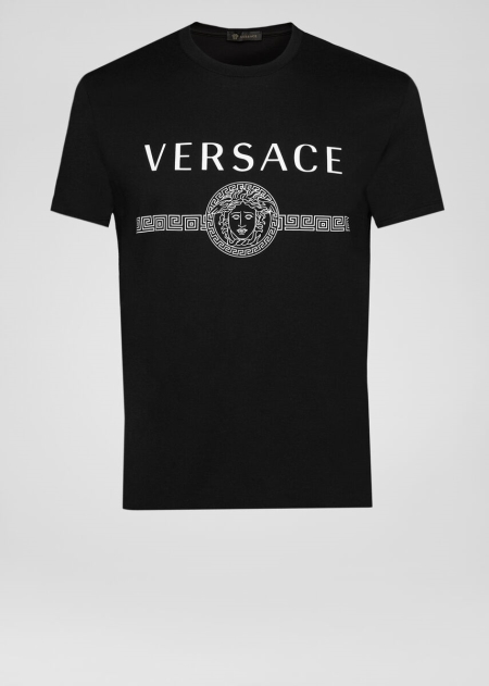 Tricouri Versace Sustainable Logo Slim Fit Barbati | UFIDNSW-91